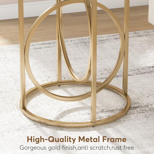 Everly Quinn Kashten Round End Table & Reviews | Wayfair